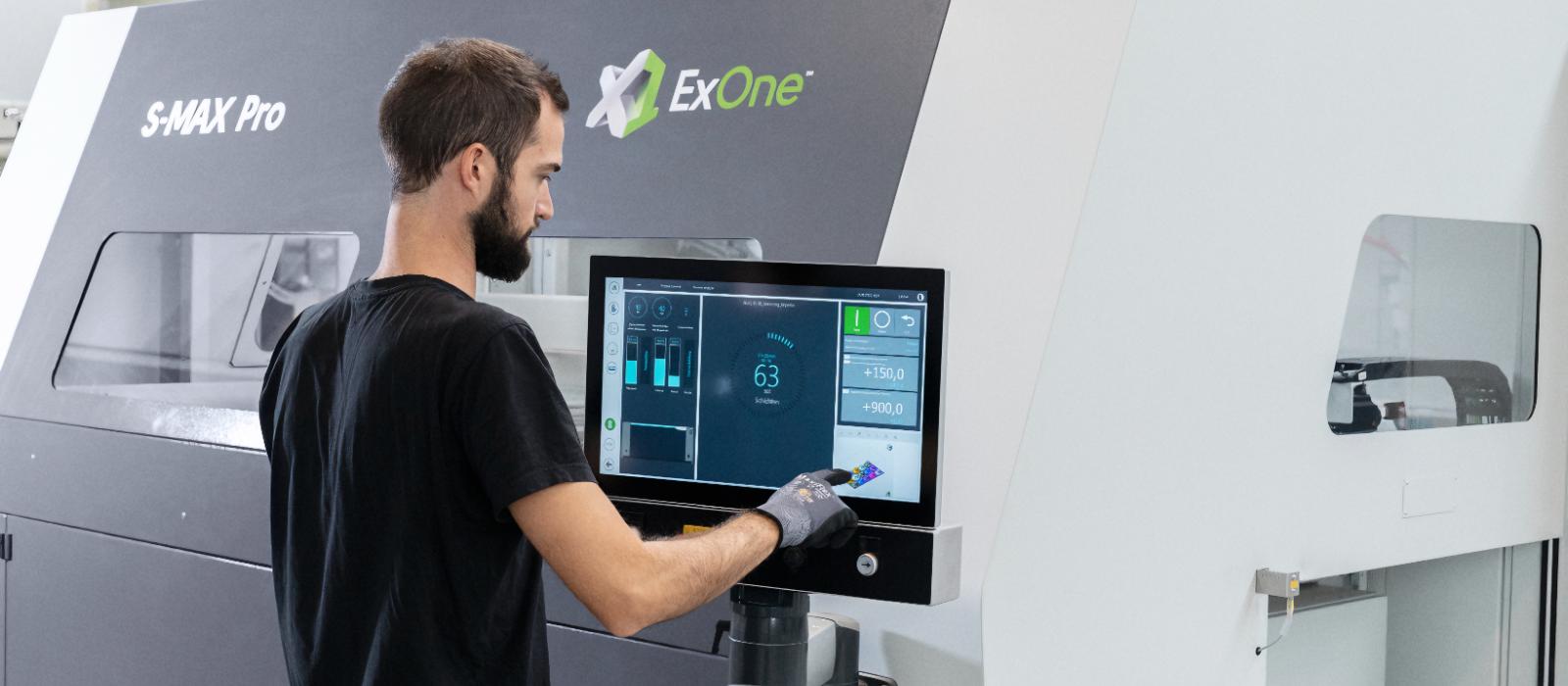 X1 Machine S-Max Pro with Operator Using Control Panel