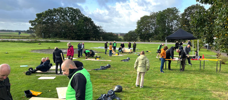 Personal på konferens